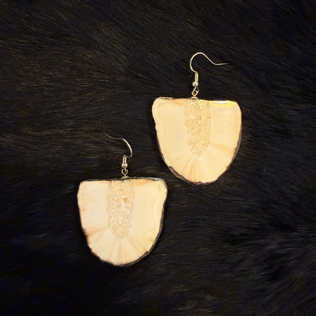 Danielle Komok Large Fossilized Earrings
