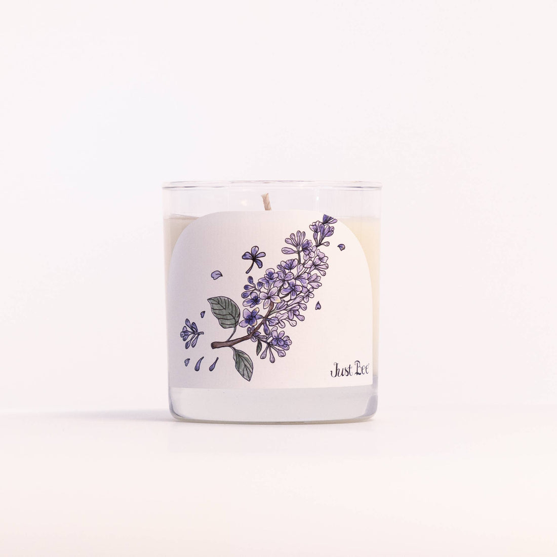Lilac - Medium Glass - Just Bee Candle