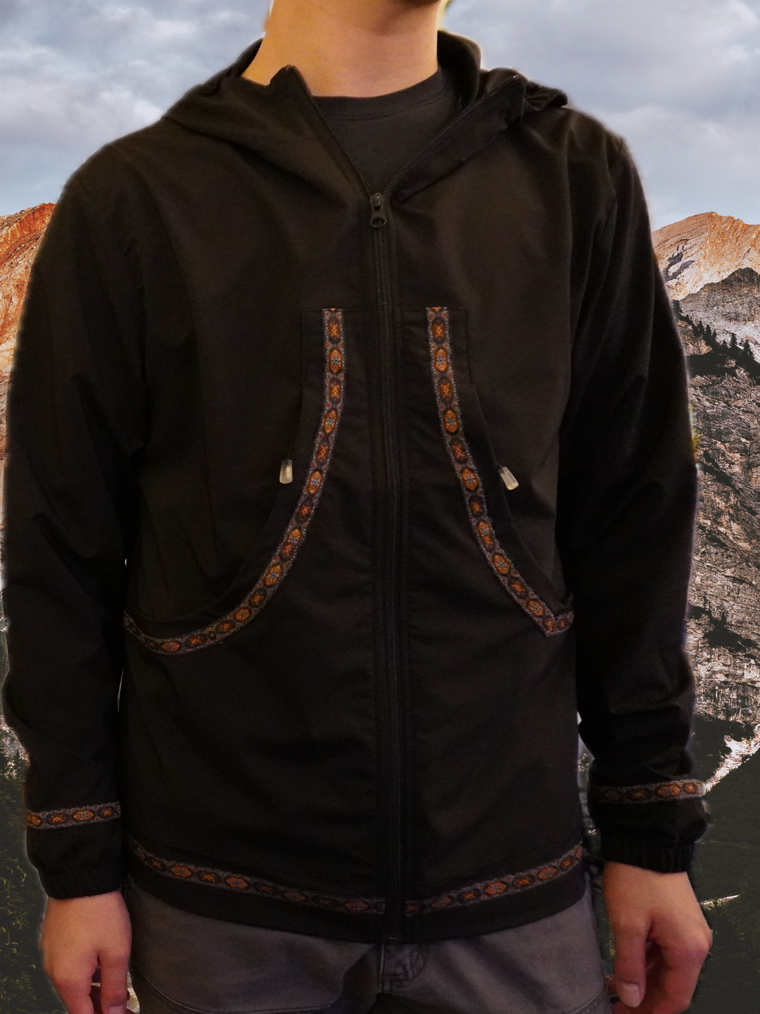 Anugi Men's/Unisex Jacket - Black